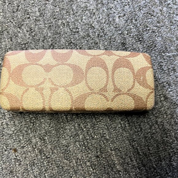 🛑COACH Designer ➕🆒 SUNGLASSES CASE Leather EYEGLASSES BOX 💸BUY NOW‼️ - Picture 13 of 16